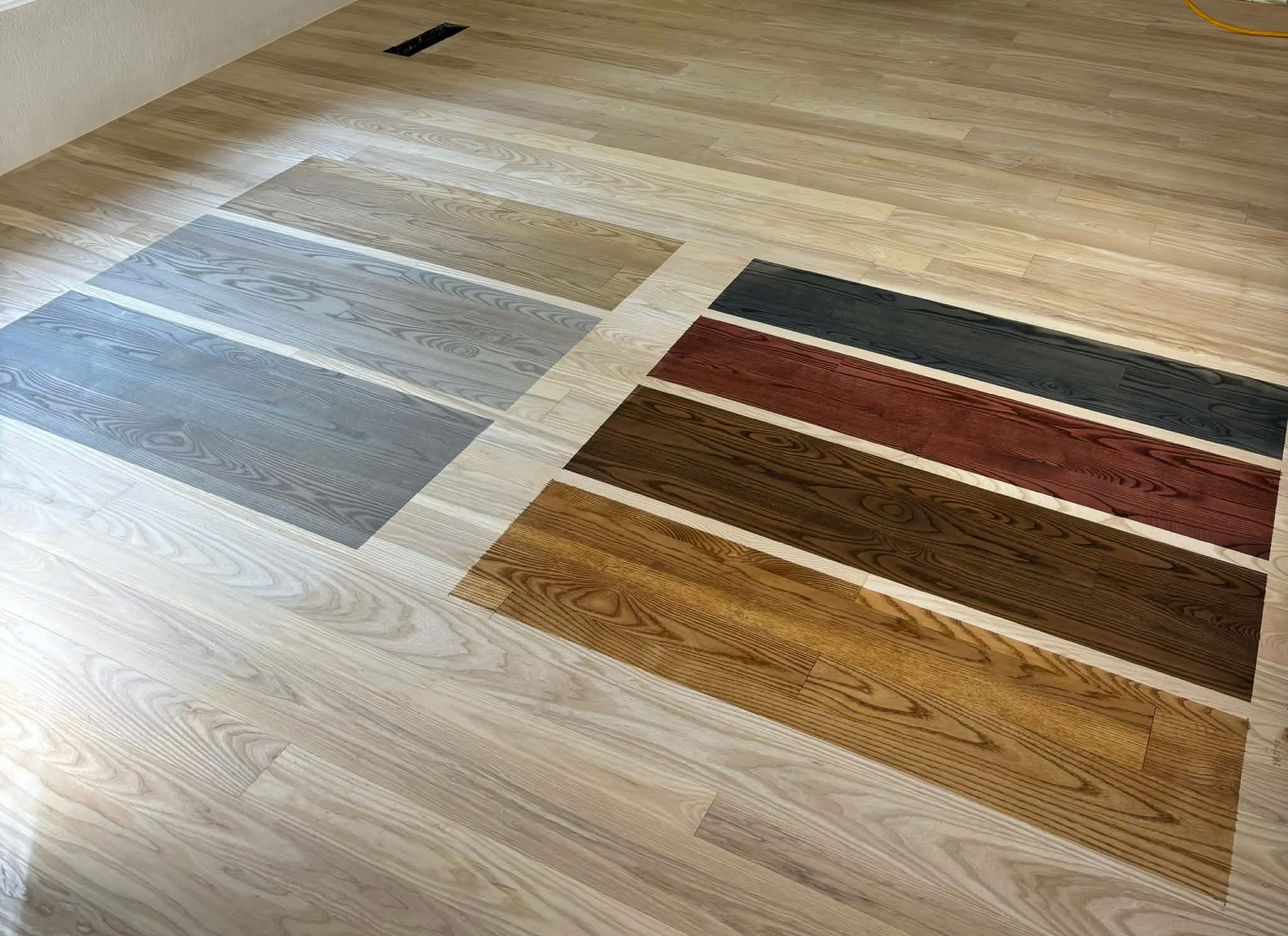 Custom floor staining options