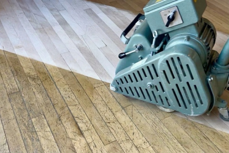 Beautifully refinished hardwood floor